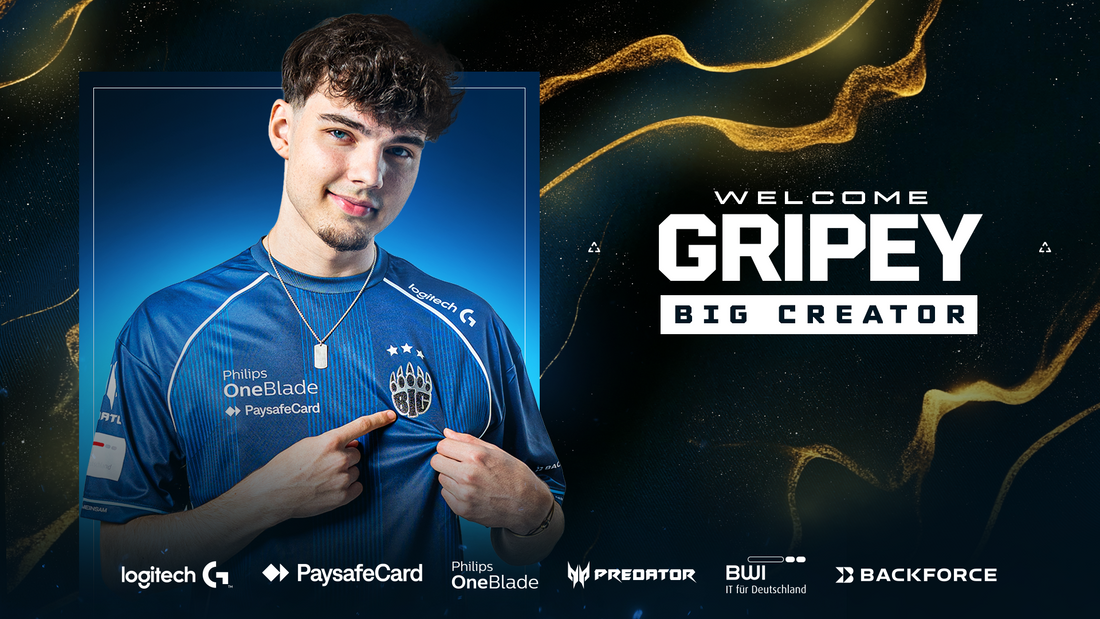 Gripey Returns to BIG as a Full-Time Fortnite Content Creator