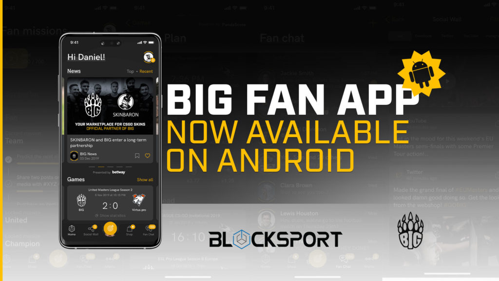 BIG Fan Mobile App Now Available on Android