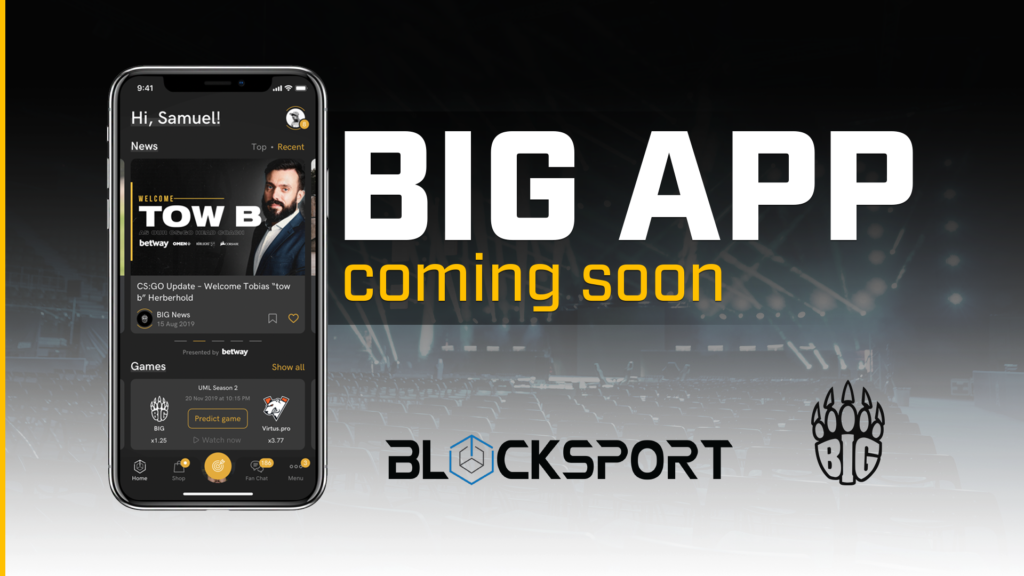 BIG partners with Blocksport to launch fan mobile app