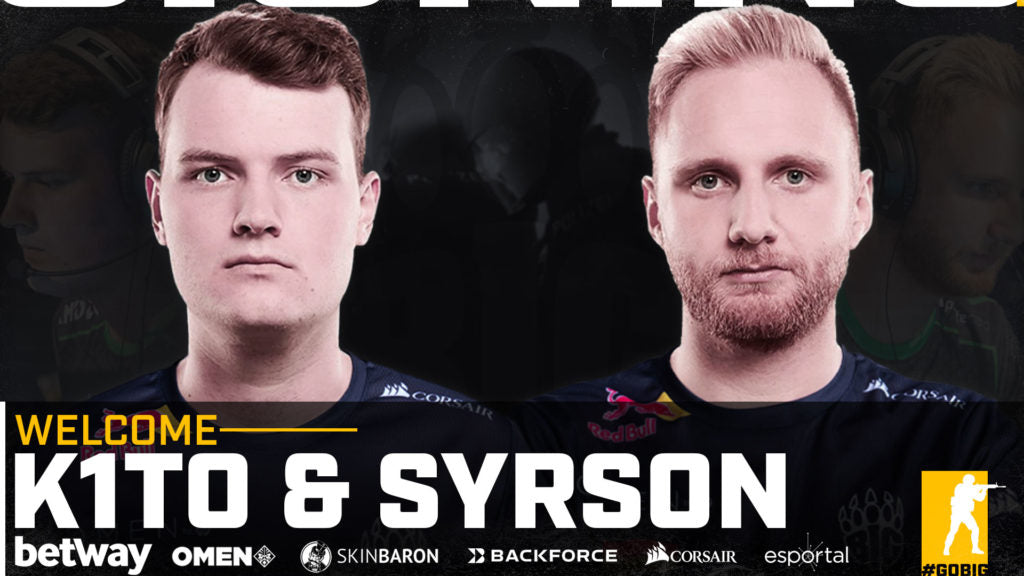 CS:GO Update – Welcome k1to and syrsoN