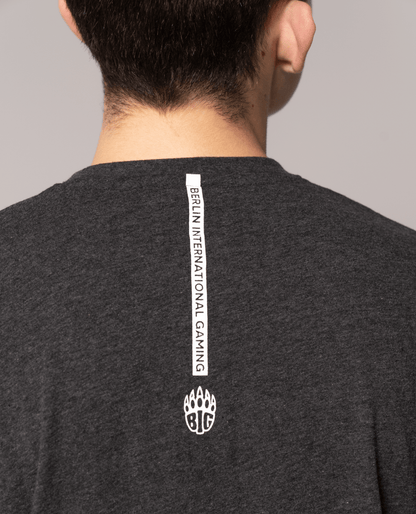 BIG Berlin Bold Shirt Grey - Back Print Design