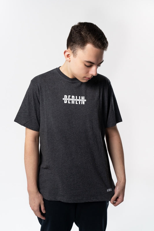 BIG Berlin Bold Shirt Grey - Front View Model