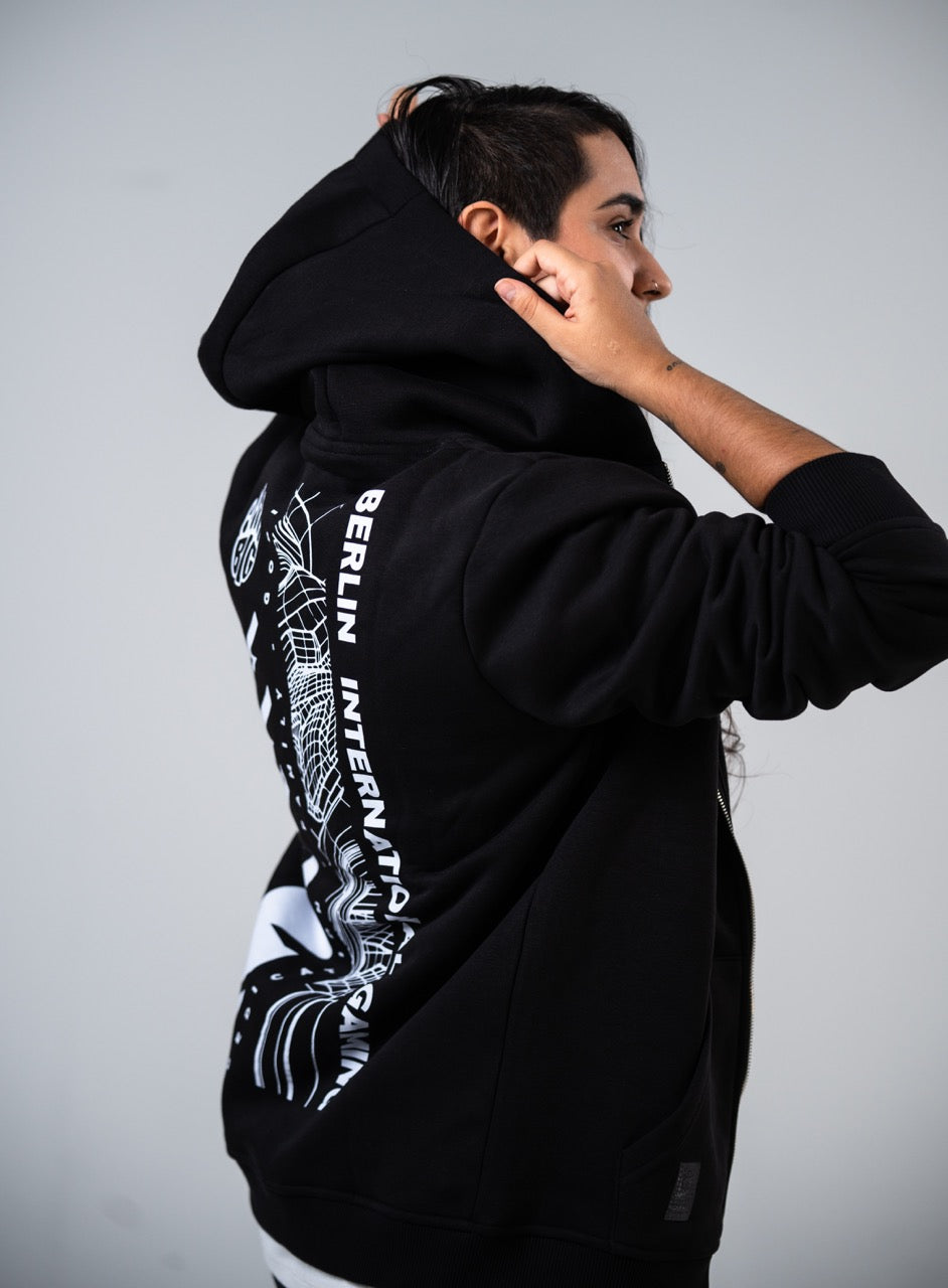 BIG Streetart Zipper Black - Lifestyle