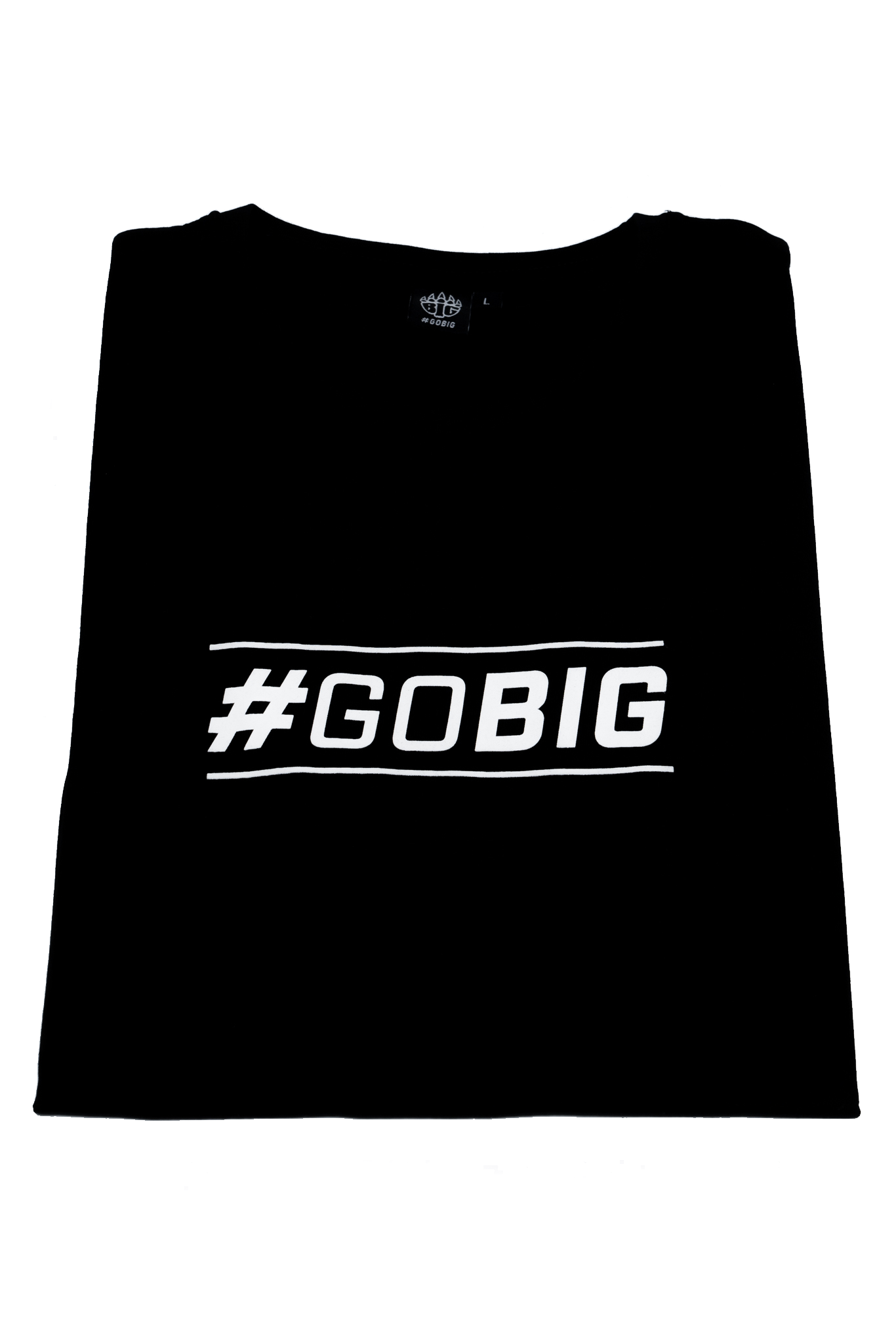 BIG #GOBIG Shirt Black - Back View