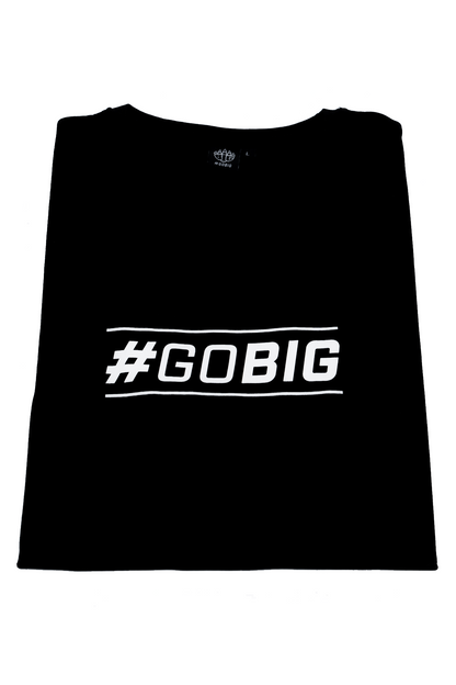 BIG #GOBIG Shirt Black - Back View