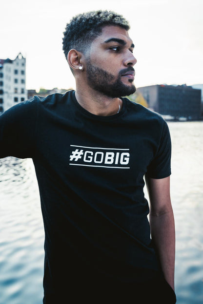 BIG #GOBIG Shirt Black - Front View
