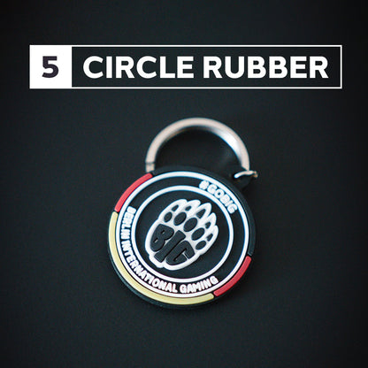 BIG Keychain - Circle Rubber
