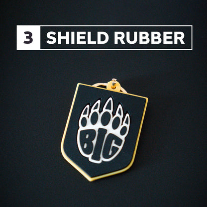 BIG Keychain - Shield Rubber