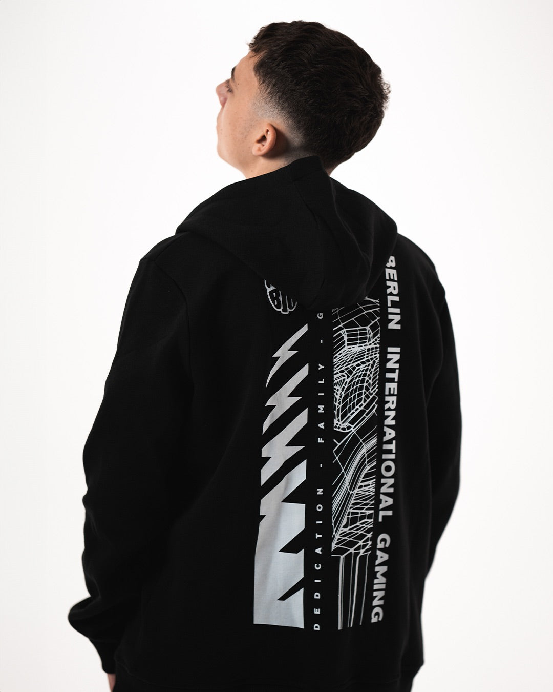 BIG Streetart Zipper Black - Back View