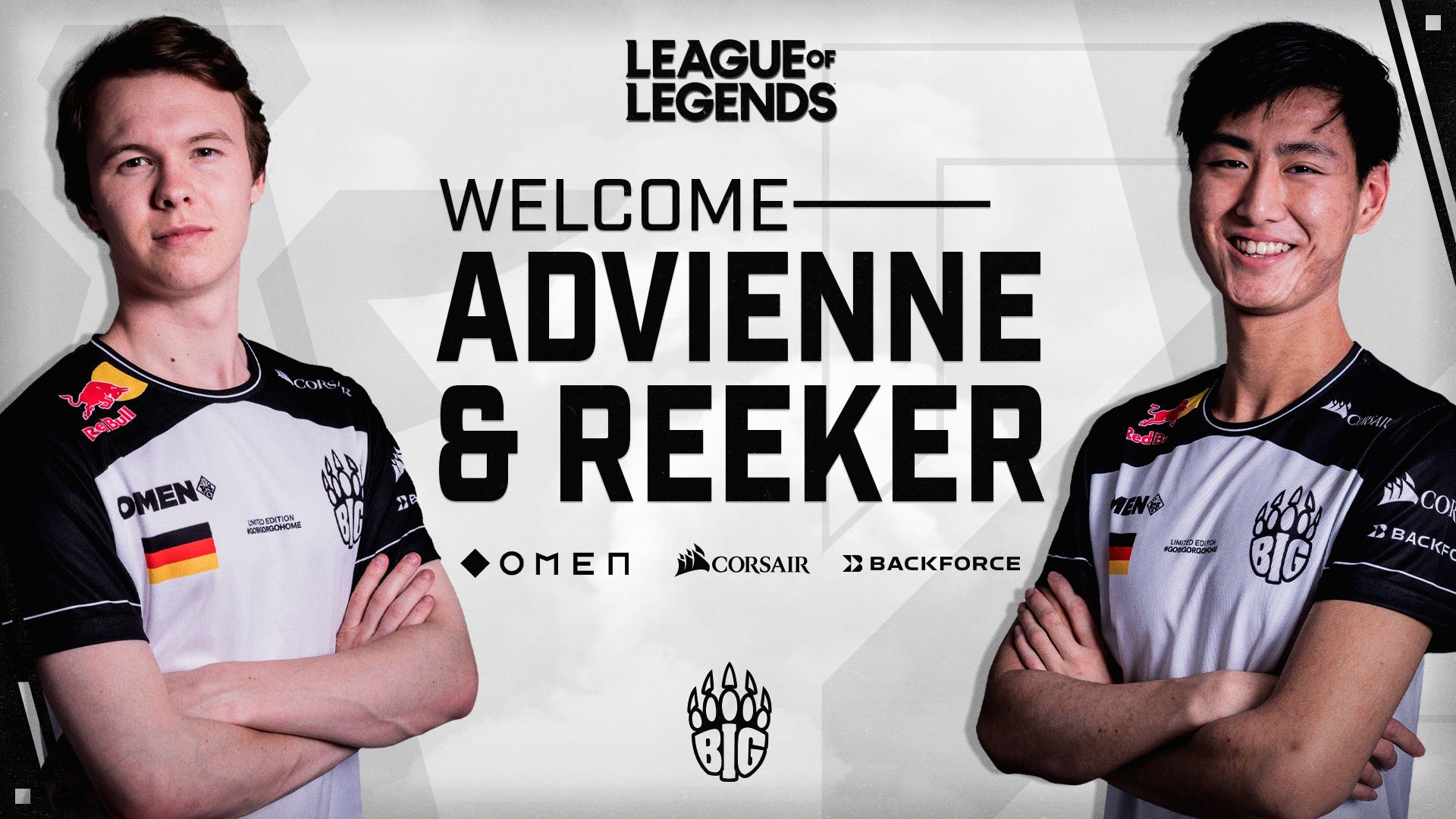 Welcome Advienne and Reeker to BIG! 